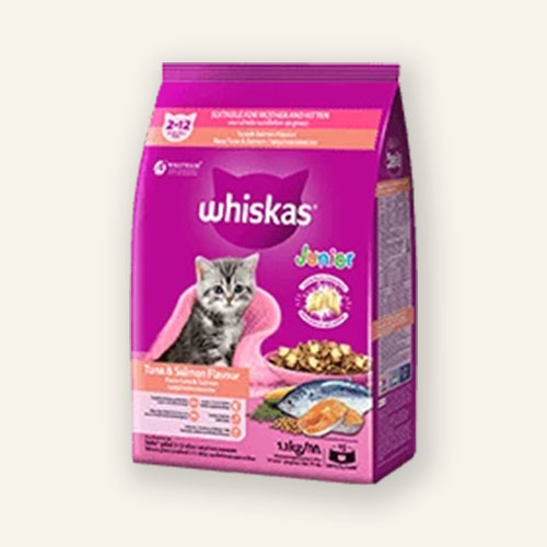 Whiskas Junior Rasa Tuna & Salmon